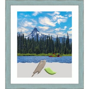 Amanti Art Sky Blue Rustic Wood Picture Frame - 1 of 4
