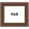 PosterPalooza | Photo Size Traditional Brown Picture Frame - UV Acrylic, Foam Board Backing, Hanging Hardware - 2 of 4