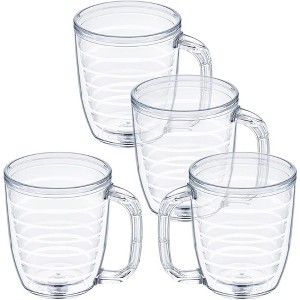 Srenta Insulated Tumblers | Doubled Walled Insulated Cups Made From Tritan Plasti | Works in Dishwasher, Microwave & Freezer | 4 Pack - 1 of 4