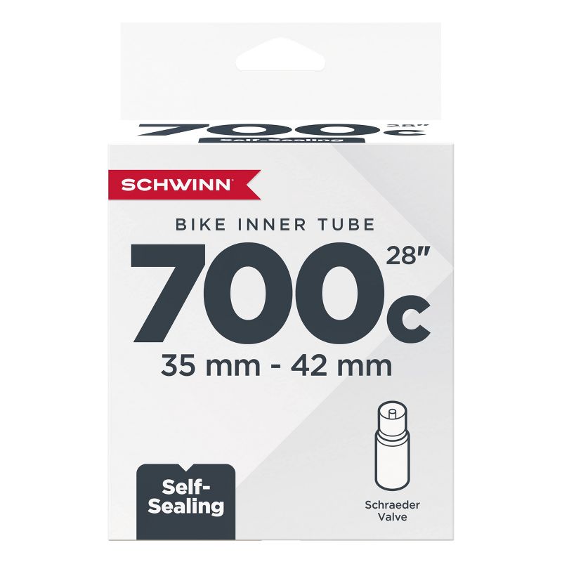 Schwinn 700cc/28&#34; Self-Sealing Bike Tire Tube - Black, 5 of 7