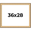 PosterPalooza | Traditional Gold Picture Frame - UV Acrylic, Backing Board, Hanging Hardware Included - 2 of 4