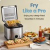 Chefman 2.5 Quart Deep Fryer with Wire Basket, Temperature Control & Windowed Lid – Stainless Steel - 2 of 4