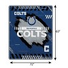 NFL Indianapolis Colts Game Tech Ultra Cozy Throw Blanket - 3 of 4