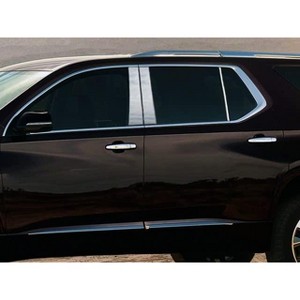 QAA is Compatible with 2018-2020 Chevrolet Traverse 6 Piece Stainless Pillar Post Trim PP58166 - 1 of 4