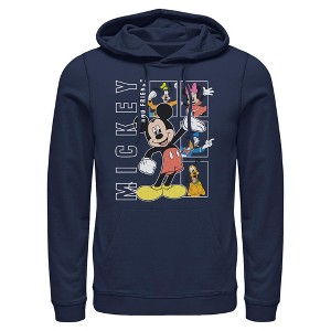 Mens Mickey & Friends Happy Pals Lightweight Hoodie - 1 of 4