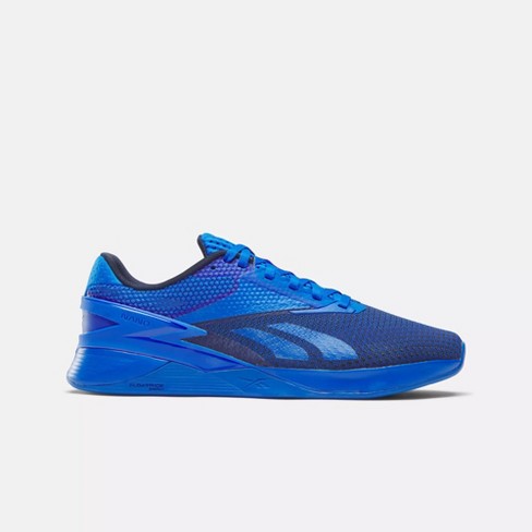 Reebok Nano X3 Training Shoes M 10 W 11.5 Electric Cobalt Vector Navy Electric Cobalt Target