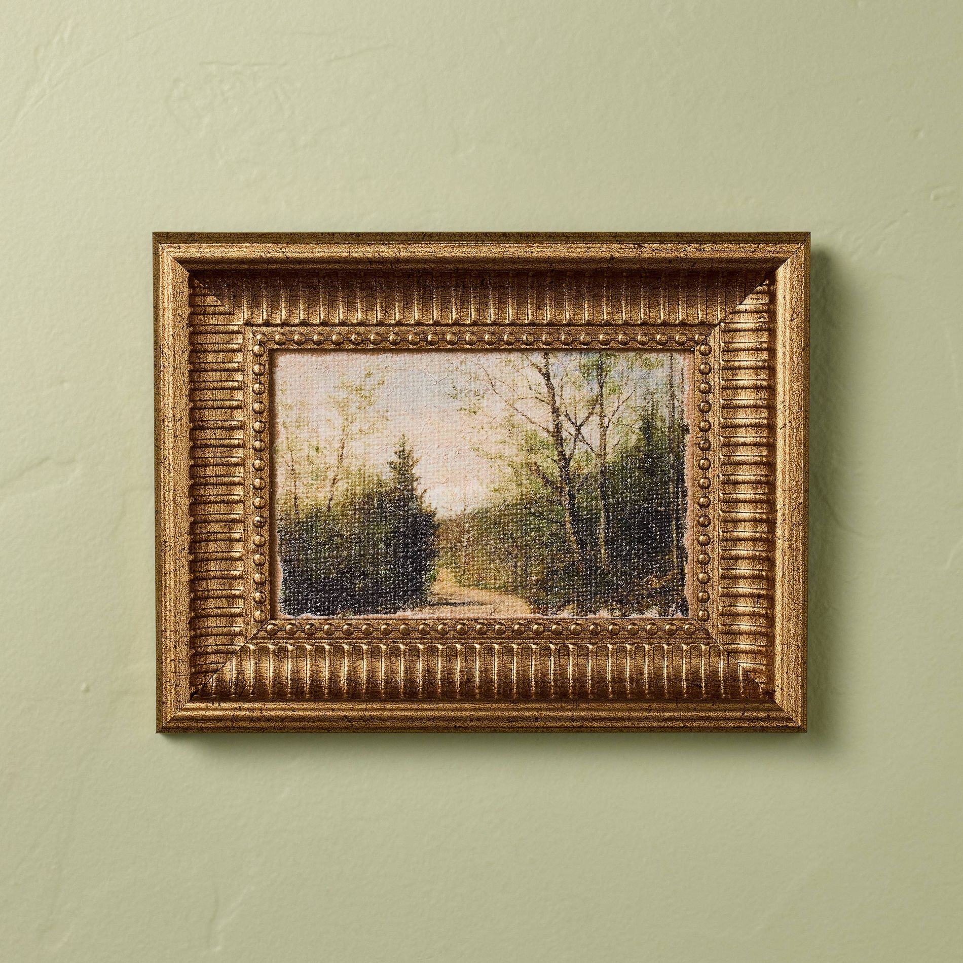 6.5"x8.5" Horizontal Landscape Road Framed Wall Art - Hearth & Hand™ with Magnolia