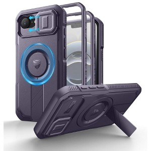 Dexnor for iPhone 16e Case,  Compatible with MagSafe Heavy-Duty Shockproof Protection Case with Screen Protector, 6.1 inch - 1 of 1