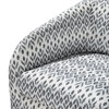 Modern Living Room Furniture 1pc Beautiful Swivel Chair Cushion Seat Fully Upholstered Solid Wood Frame Metal Base - 4 of 4