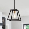 Chloe Lighting Ironclad Industrial 1 Light Textured Black Mini Pendant Ceiling Fixture 10" Wide - 4 of 4