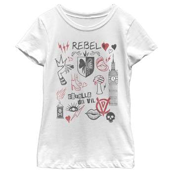 Girl's Cruella Rebel Icons T-Shirt