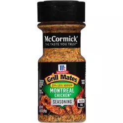 McCormick Grill Mates Less Sodium Montreal Chicken - 2.87oz