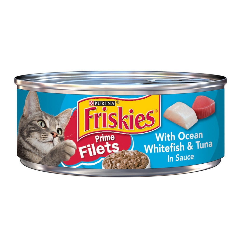 UPC 050000280179 product image for Friskies Ocean Whitefish & Tuna in Sauce Prime Filets Wet Cat Food - | upcitemdb.com