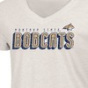 NCAA Montana State Bobcats Women's Oatmeal V-Neck T-Shirt - 3 of 3