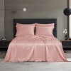 Modern Threads 6-Piece Mauve Satin Sheet Set with Organizer Box, Queen - 4 of 4