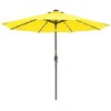 Sonkuki 9 ft Outdoor LED Round Solar Lighted Patio Market Umbrella W/Tilt, UV-Resistant Fabic for Backyard, Garden - 2 of 4