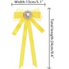 Elerevyo Women's Long Ribbon Brooches Elegant Neck Tie Pin 1 Pc - 2 of 4