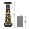 Design Toscano Temple of Luxor Sculptural Egyptian Candleholder: Amenhotep - image 3 of 3