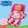 Peppa Pig: Baby Doll Car Seat - Pink & White Dots - Fits Dolls Up To 18" - 4 of 4