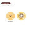 Unique Bargains Alloy Invisible Durable High Hardness Buckle Fasteners Press Studs Buttons 5 Pcs - 2 of 4