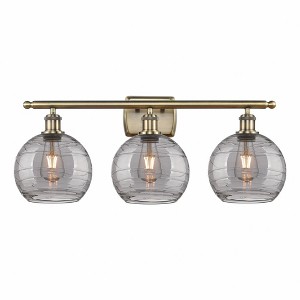 Athens Deco Swirl - 3 Light Bath Vanity In Industrial Style-11.25 Inches Tall and 26 Inches Wide - 1 of 1
