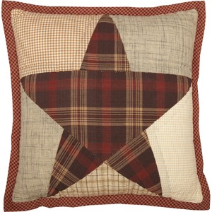 Abilene Star Quilted Pillow 12x12 VHC Brands - 1 of 4