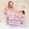 Olivia's Little World - Twinkle Stars Princess 18" Doll Double Bunk Bed - image 2 of 4