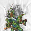 Teenage Mutant Ninja Turtles Shredder And Turtles Comic Adult T Shirt, White - 2 of 4