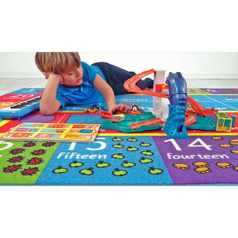 KC CUBS Boy & Girl Kids Math Symbols, Numbers & Shapes Educational Learning & Fun Game Play Area Nursery Bedroom Classroom Rug Carpet, 3 of 10