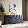 Okak Modern Sideboard Cabinet, Bufft Cabinet with 4 Doors and 2 Shelves, Storage Cabinet for Living Room, Dining Room, Kitchen, Navy Blue - 4 of 4