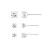Silpada 'Stack ‘Em Up' Sterling Silver Cubic Zirconia Studs, Set of 3 - 2 of 4