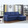 NicBex Couches for Living Room Pull out Sectional Sofa Couches Modern Comfy Upholstered Sofa with Chaise and Storage - 3 of 4