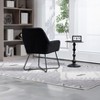 NicBex Modern Desk Chair, Modern Accent Chair with Metal Legs  Armchair for Home Office & Small Spaces - 3 of 4