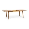 7-Piece Outdoor Extendable Dining Set with Extendable Acacia Wood Table and 6 Cushioned Chair - 3 of 4