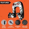 Joyfy 8 FT Tall Halloween Inflatable Outdoor Decoration, Giant Skeleton with Hands Grabbing Archway Inflatable for Halloween Yard Garden Lawn Decor - 4 of 4