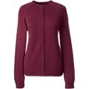 Lands' End School Uniform Women's Cotton Modal Zip-front Cardigan Sweater - 2 of 2