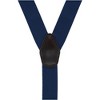 CTM Men's 1.375 Inch Wide Solid Color Y-Back Button-End Suspenders - 2 of 4
