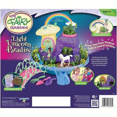 Light-Up Unicorn Paradise Fairy Garden Playset