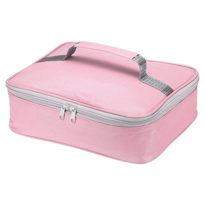 Unique Bargains Waterproof Insulated Portable Lunch Bags with Handle