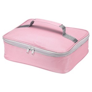 Unique Bargains Waterproof Insulated Portable Lunch Bags with Handle - 1 of 4