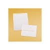 JAM Paper A2 Strathmore Invitation Envelopes 4.375 x 5.75 Bright White Linen 66670I - 4 of 4