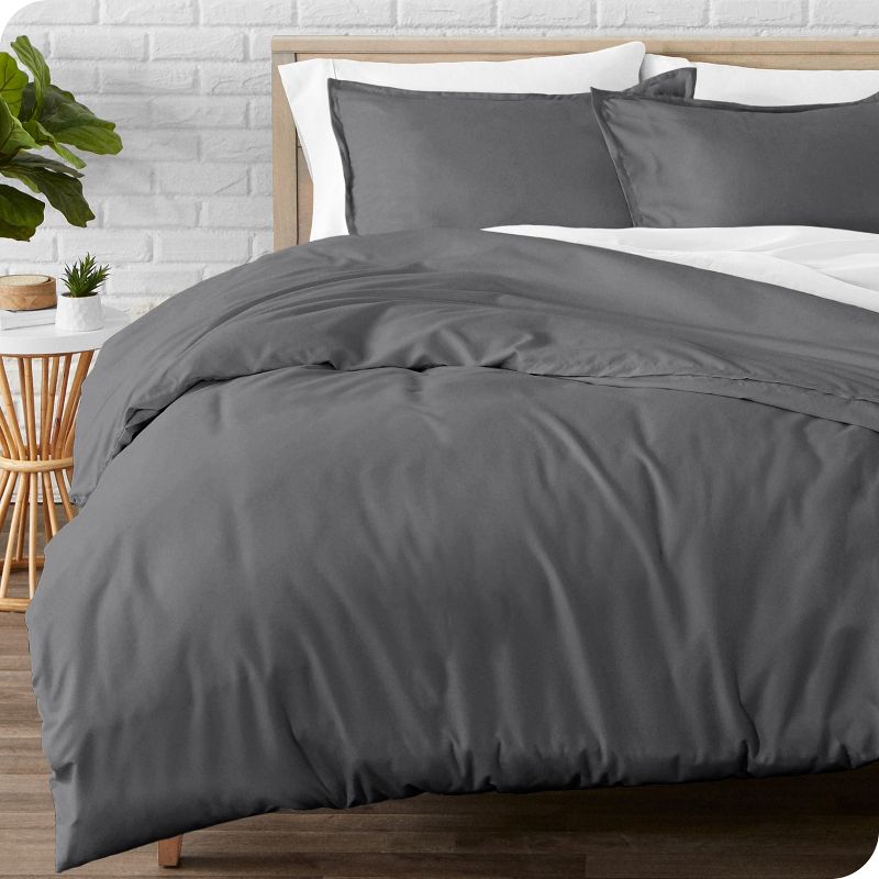Cotton Flannel Duvet Cover & Sham Set by Bare Home, 1 of 8