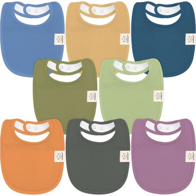 Image of KeaBabies 8pk Organic Baby Bibs for Boy, Baby Drool Bib for Baby Boys and Girls, Newborn Teething Bibs  (Cruise)