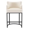 Hyleory Set of 2 Modern PU Leather Bar Stools – Stylish & Comfortable Seating - 2 of 4
