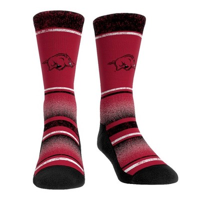 NCAA Arkansas Razorbacks Vintage Crew Socks - L/XL