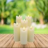 LumaBase Battery-Operated 3D-Wick LED Candles - Set of 6 - 3 of 4