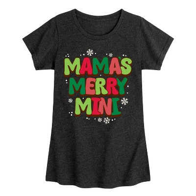 Girls' - Instant Message - Mamas Merry Mini Fitted Short Sleeve Graphic T-Shirt