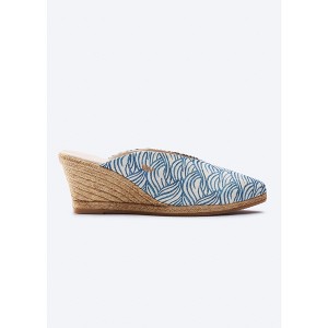 VISCATA Truja Limited Edition Canvas Espadrille Mule Wedges - 1 of 4