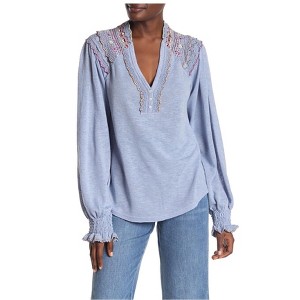 Free People Womens Siesta Fiesta Pullover Blouse - 1 of 1