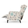 Sapphtopaz Modern Recliner Chair for Bedroom Accent Chair Upholstered Armchair with Wing Back and Studded Push Back Chair for Living Room - 4 of 4